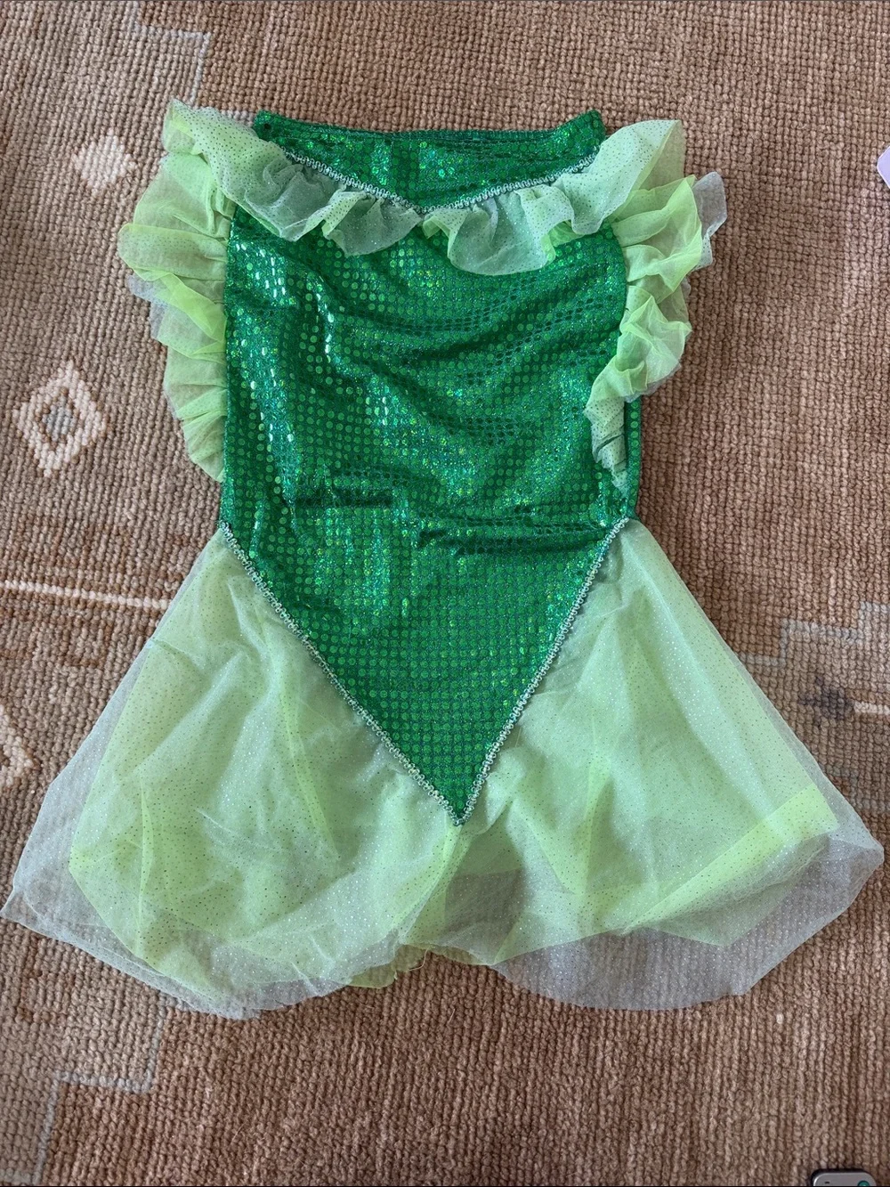 Green Sequin Sparkle Mermaid Tail Skirt